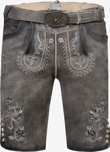 Kelnės su tradiciniais raštais iš MARJO, spalva – margai pilka, Prekių apžvalga