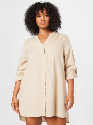 EVOKED Bluse in Beige: predná strana