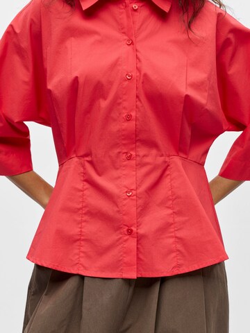 Camicia da donna ''OBJMERLE HOPE' di OBJECT in rosso