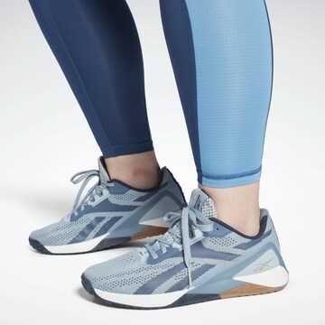 Reebok Skinny Sportbroek in Blauw