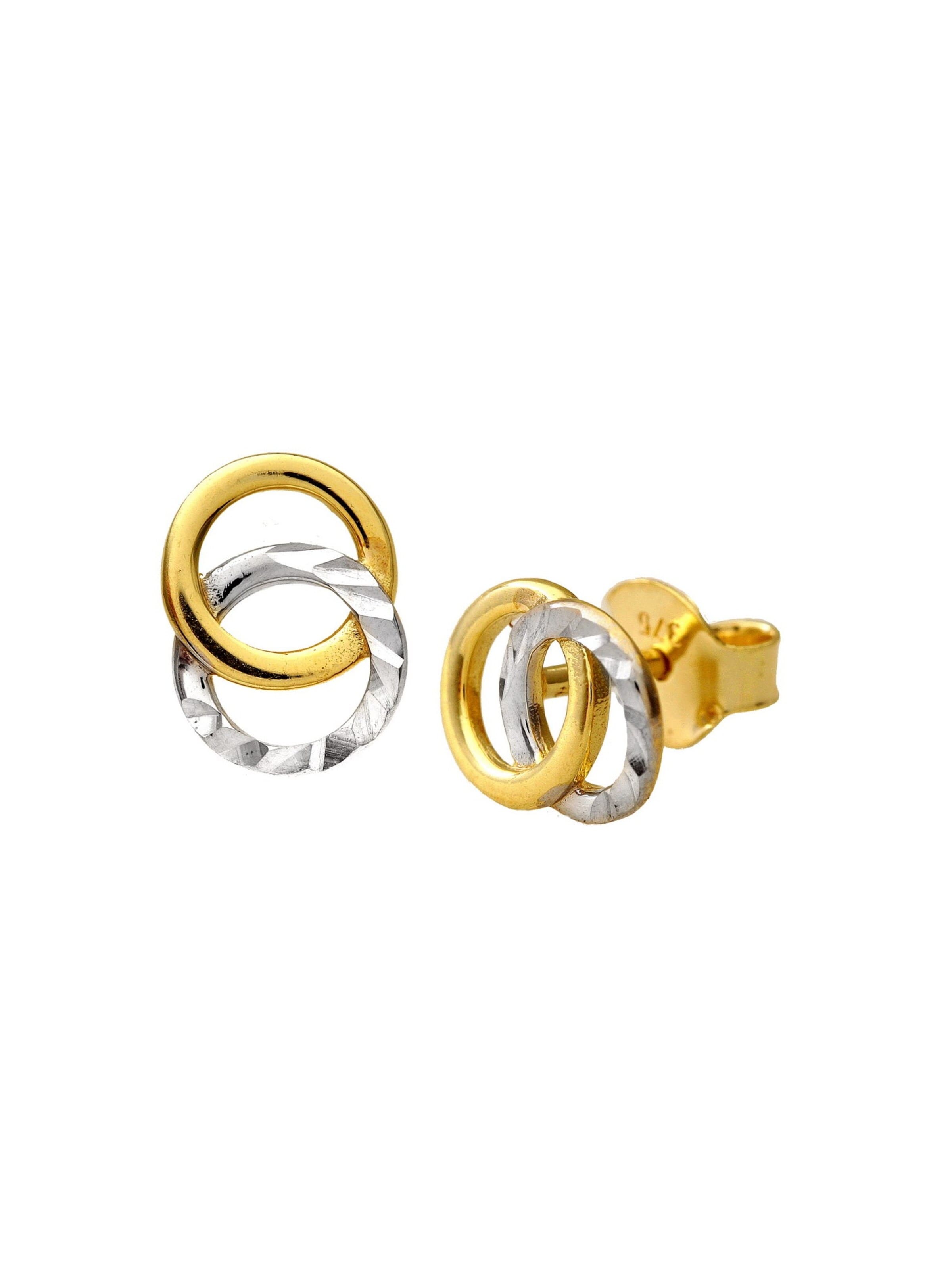 Vanlere Earrings in Gold: front