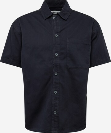 Coupe regular Chemise 'COLLECTIVE' JACK & JONES en noir : devant