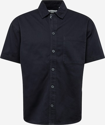 JACK & JONES Button Up Shirt 'COLLECTIVE' in Black: front