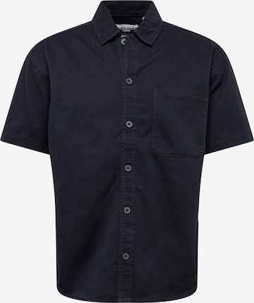 Coupe regular Chemise 'COLLECTIVE' JACK & JONES en noir : devant