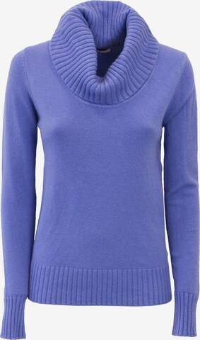 Influencer Pullover in Blau: predná strana