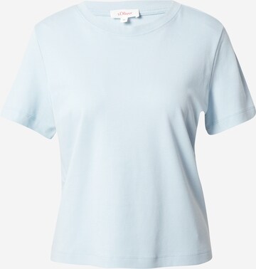 s.Oliver Shirt in Blauw: voorkant