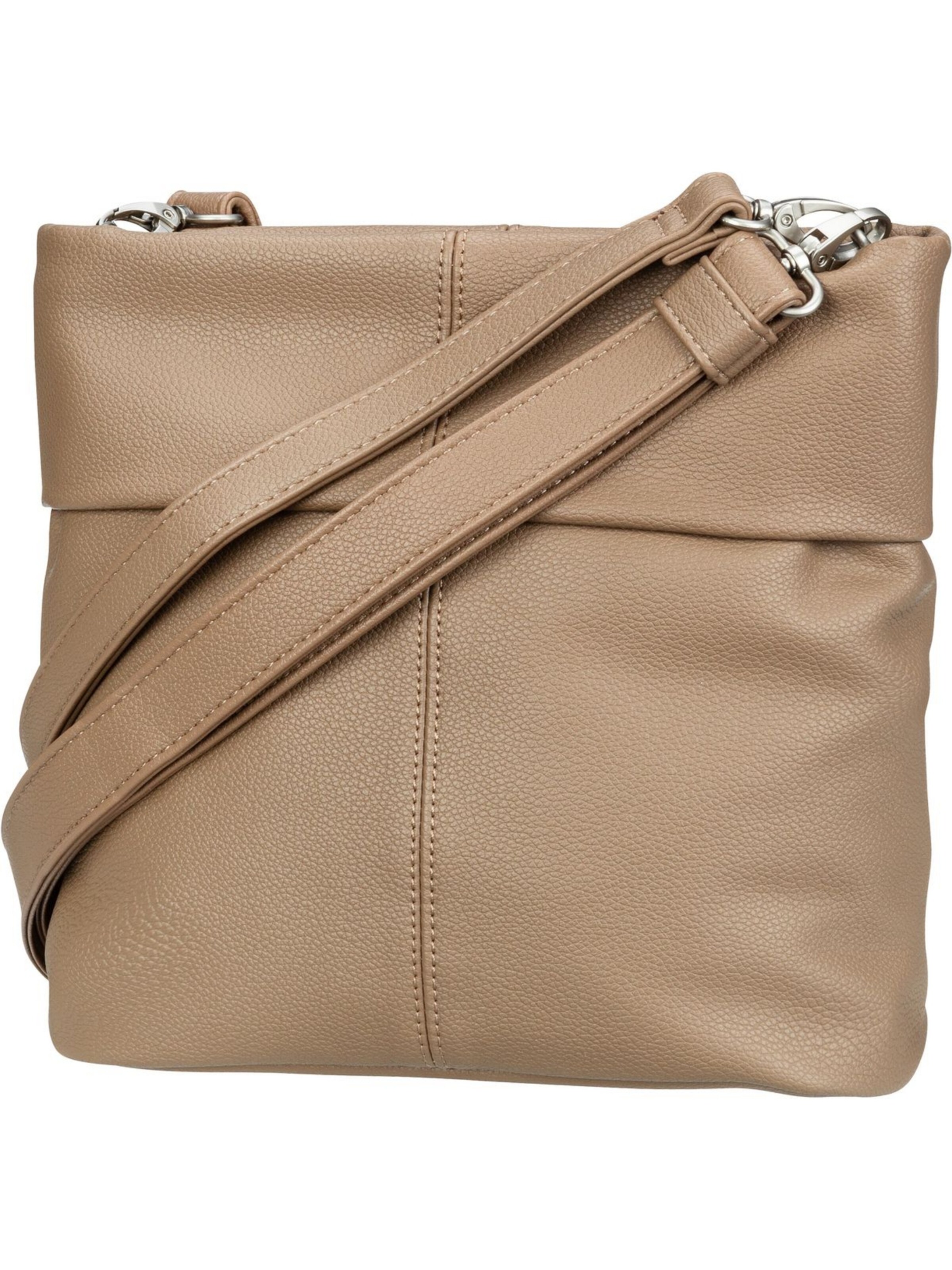 ZWEI Handbag 'Mademoiselle' in Brown: front