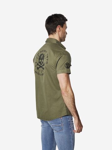 Coupe slim Chemise KOROSHI en vert