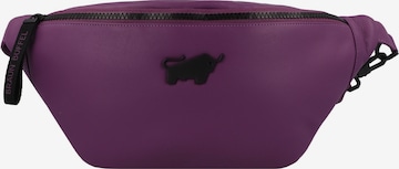 Braun Büffel Fanny Pack in Purple: front