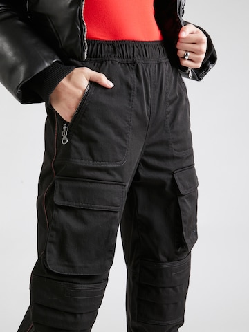 DIESEL Tapered Cargo Pants 'MIRT' in Black