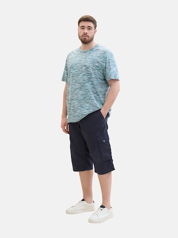 TOM TAILOR Men + Regular Shorts in Blau