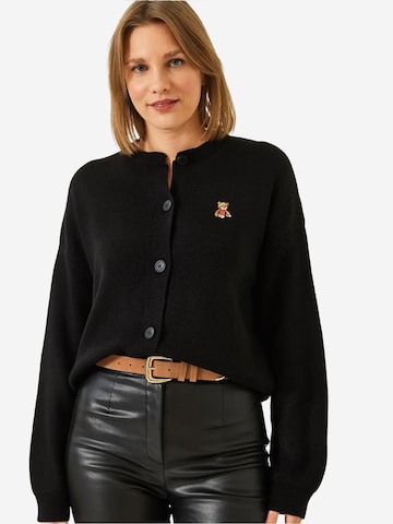 Giacchetta di Bianco Lucci in nero: frontale