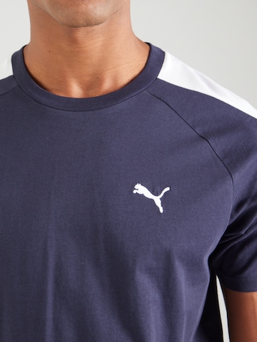 T-Shirt 'T7' PUMA en bleu
