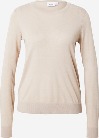 VILA Pullover 'ABELLA' in Beige: predná strana