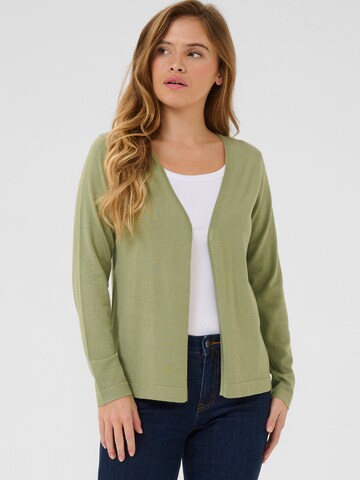 Kaffe Knit Cardigan 'KAfenia' in Green: front