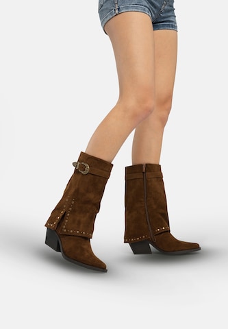 Bottes de cowboy Salinyang en marron