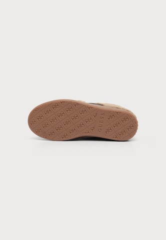 GUESS Matalavartiset tennarit 'NAOKI3' värissä beige