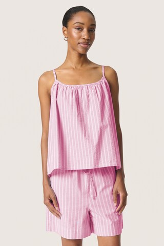 SOAKED IN LUXURY Top 'Anvitte' in Roze: voorkant