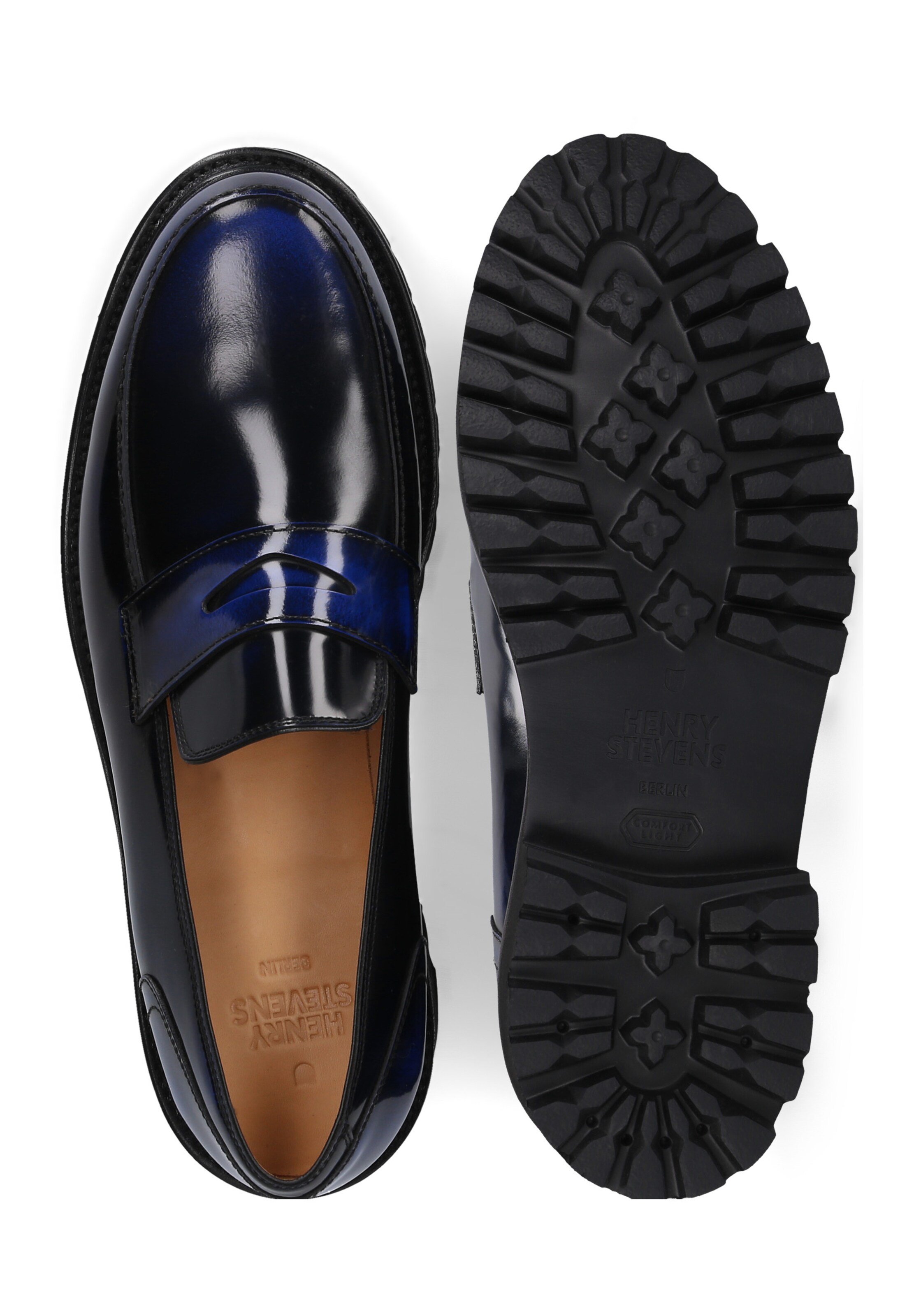 Henry Stevens Slipper 'Haywood PL' in Blau