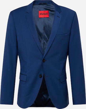 HUGO Red Slim Fit Бизнес сако 'Arti' в синьо: отпред