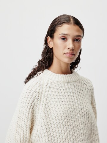 LeGer by Lena Gercke Pullover 'Leslie' i hvid
