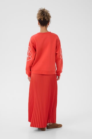 Cream Sweatshirt 'CRDaria' in Red