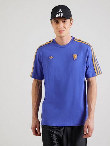 ADIDAS PERFORMANCE Funktionsshirt 'Manchester United Terrace Icons' in Lila: Vorderseite