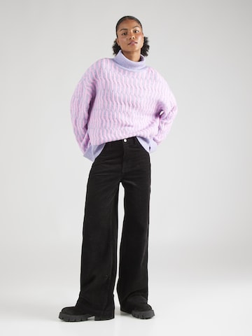 florence by mills exclusive for ABOUT YOU Sweater 'Water colour' in Purple