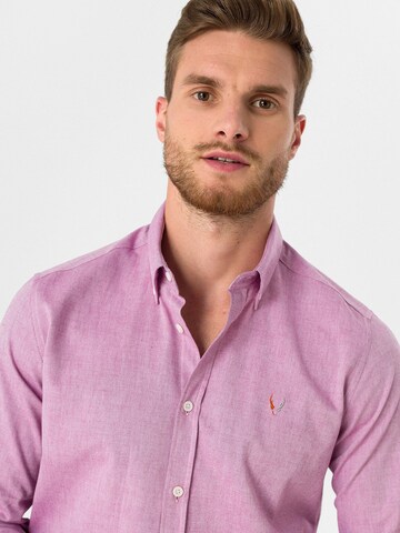 By Diess Collection Regular fit Button Up Shirt in Pink