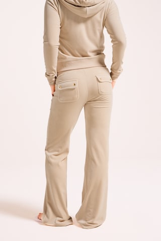 Juicy Couture Flared Trousers 'LAYLA' in Beige