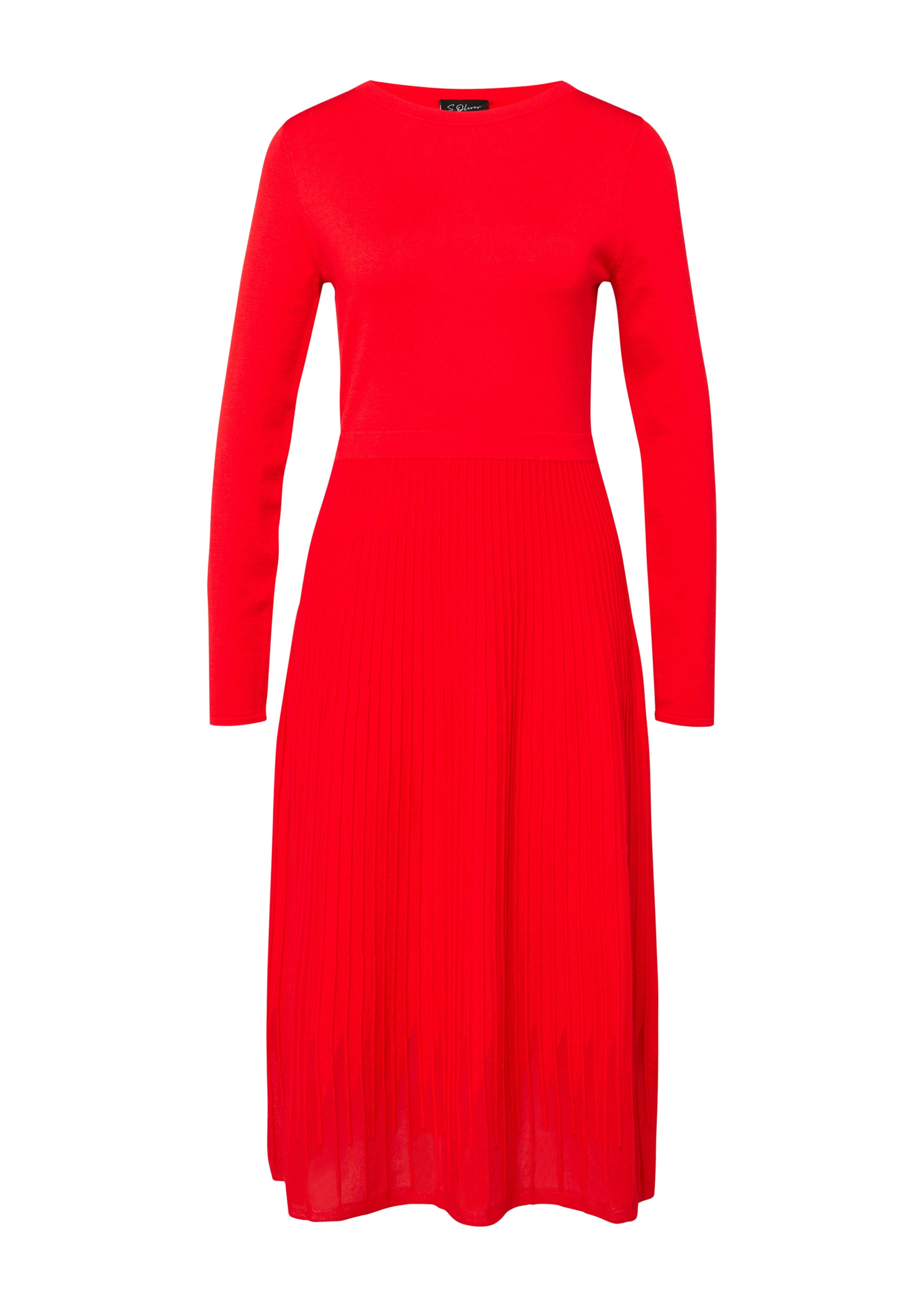 Robe s.Oliver en rouge : devant
