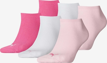 PUMA Socks in Pink: front