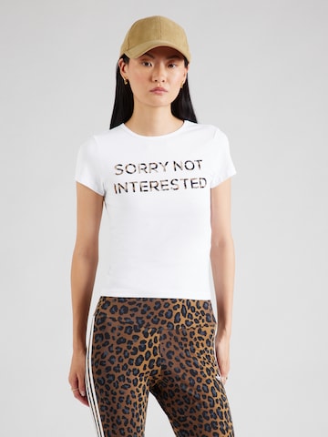 Noisy may T-shirt 'NMKATINKA' i vit: framsida