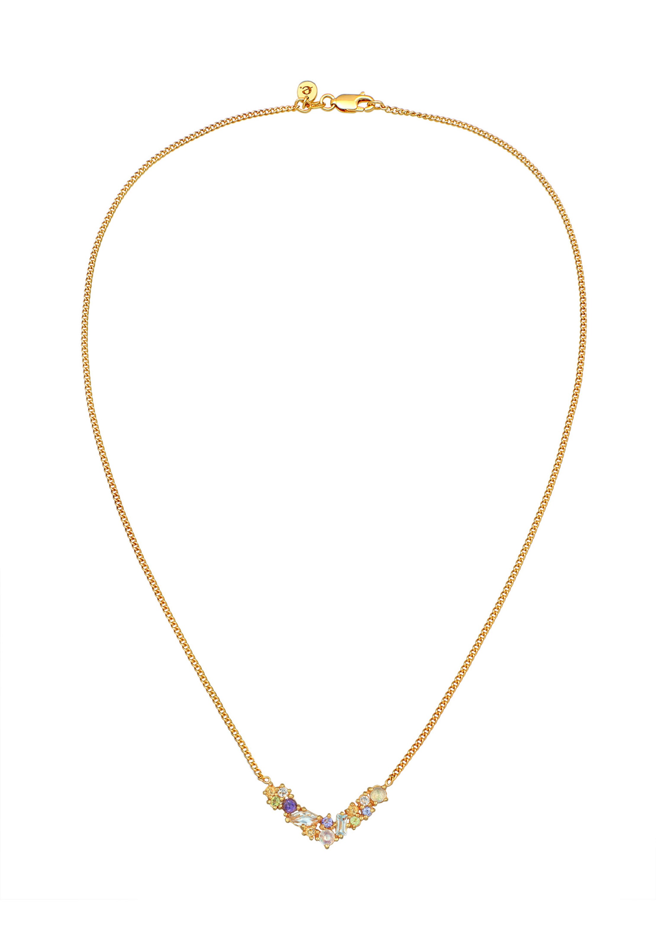 ELLI PREMIUM Kette in Gold: Vorderseite