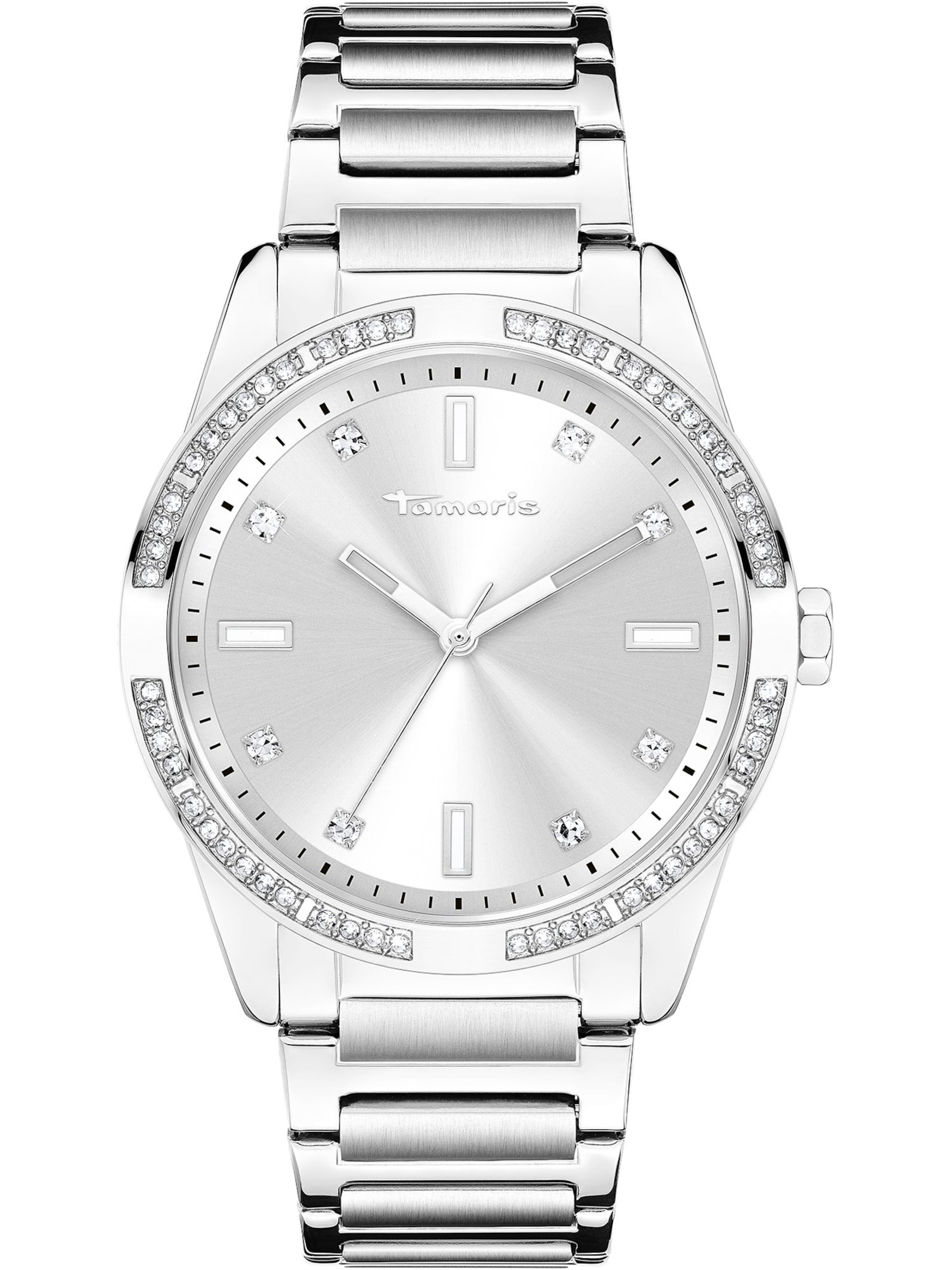 Montre à affichage analogique Tamaris en argent : devant