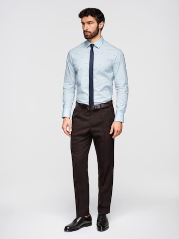 Ombre - Ajuste regular Camisa en azul