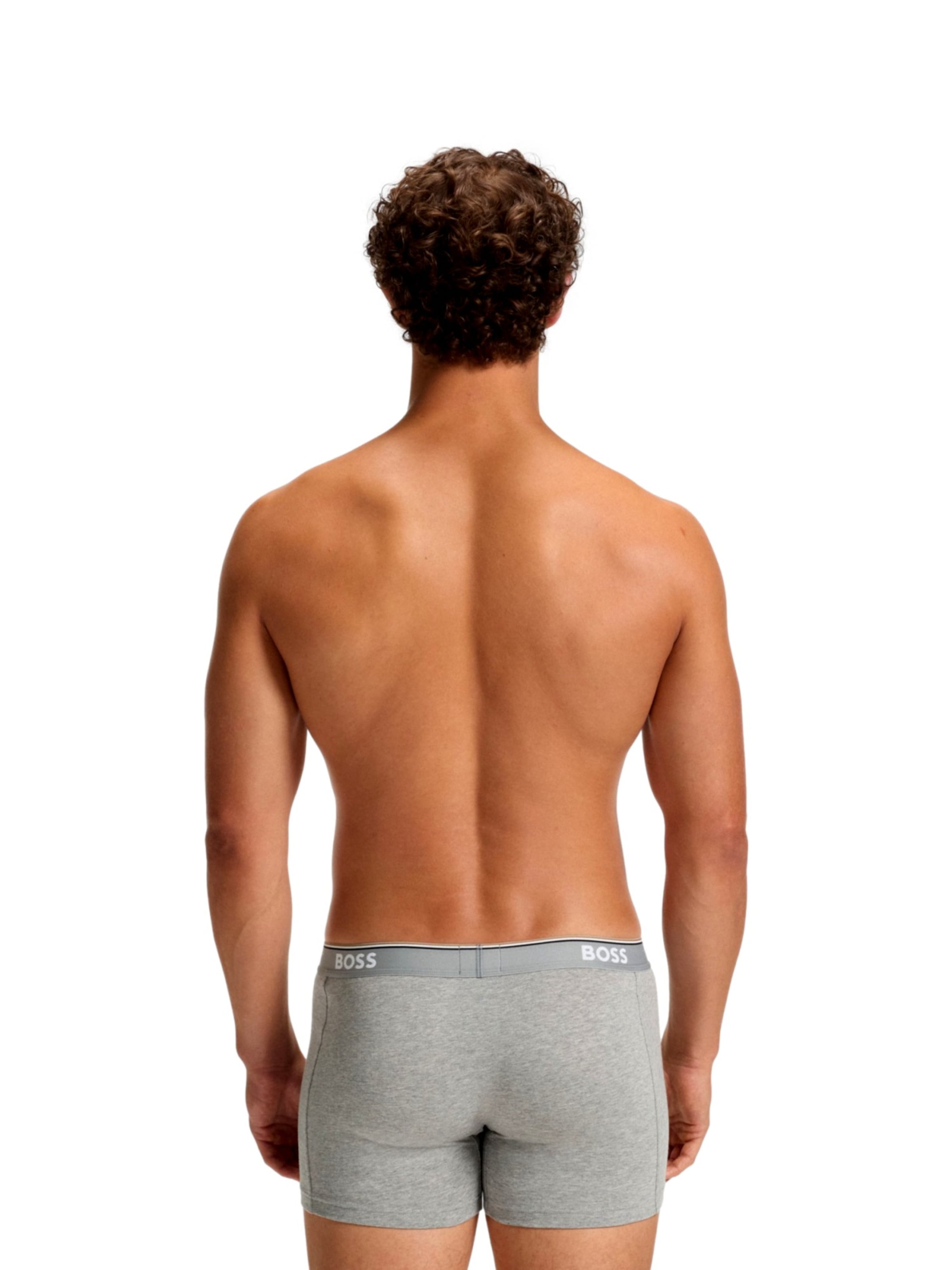 BOSS - Calzoncillo boxer en gris