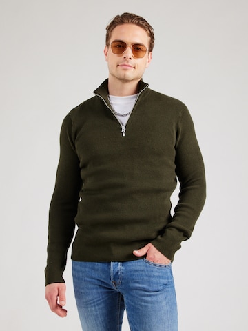 Only & Sons Sweater 'Phil' in Green: front