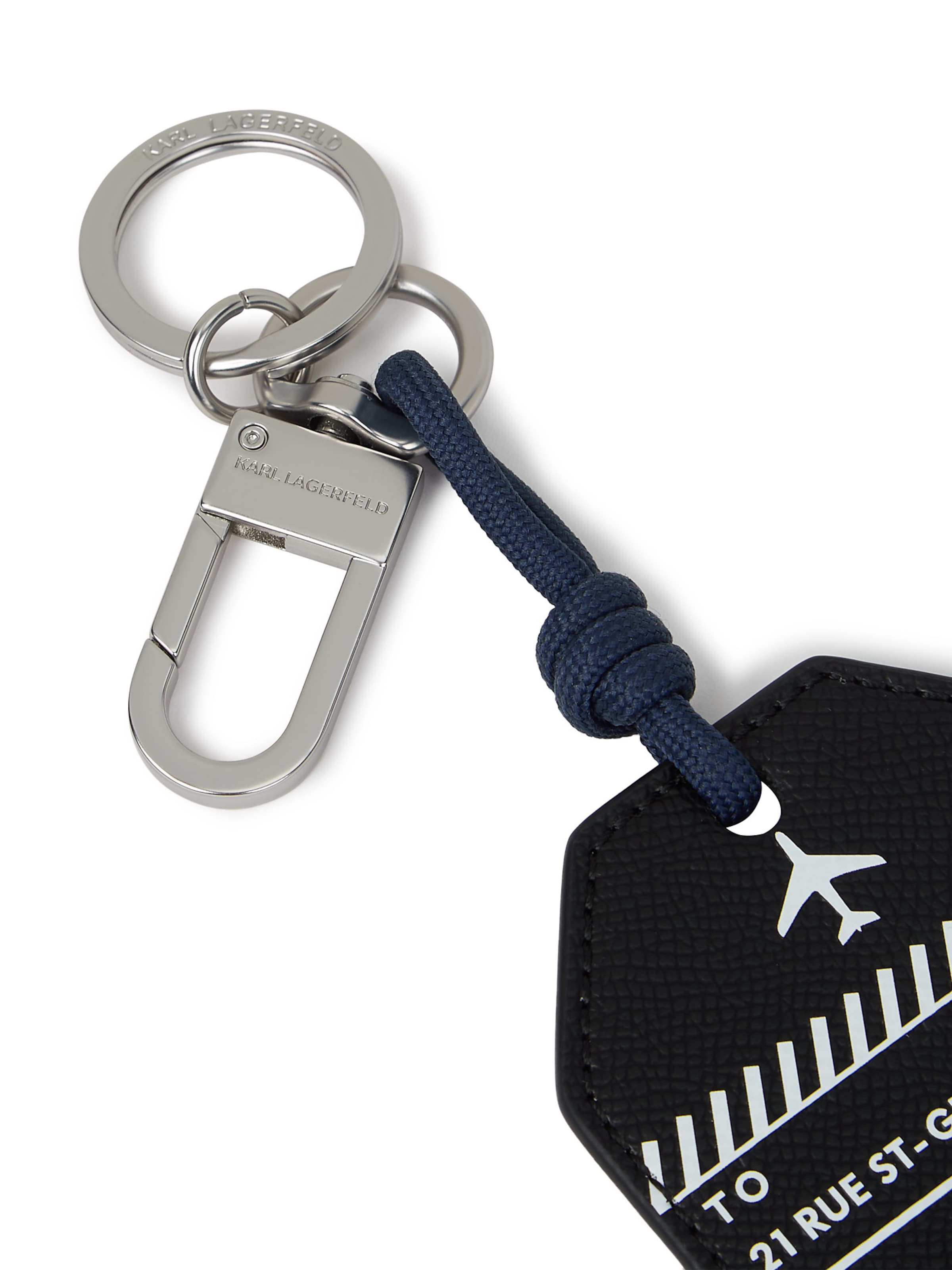 Karl Lagerfeld Nøglering 'Monogram' i sort