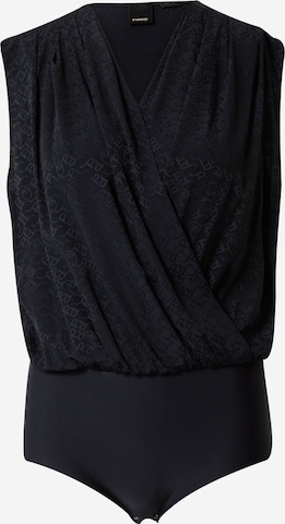 PINKO Blouse body 'INES' in Zwart: voorkant