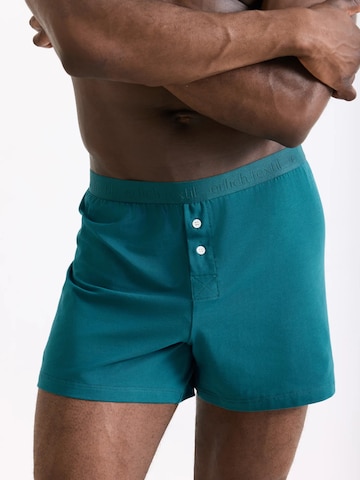 Erlich Textil Boxershorts 'Casual Cotton' in Grün: Vorderseite