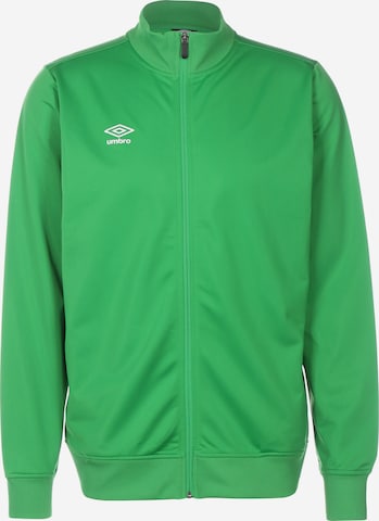 UMBRO Trainingsjack in Groen: voorkant