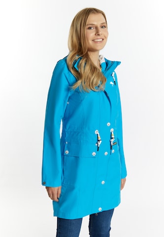 Schmuddelwedda Raincoat in Blue: front