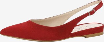 EVITA Slingback Pumps in Red: front
