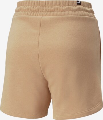 PUMA Regular Workout Pants in Beige