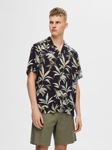SELECTED HOMME - Ajuste regular Camisa 'SLHNOA' en azul