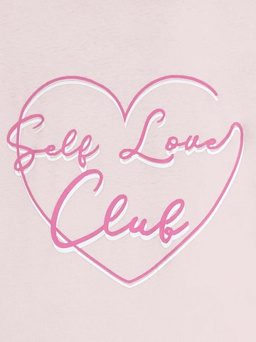 LEAFLETIC Oversized Dress 'Leafletic Women’s Oversize T-Shirt' in Pink