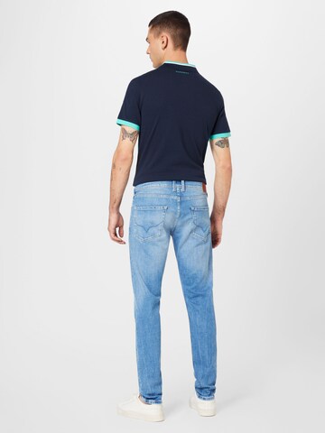 Pepe Jeans Skinny Džínsy 'FINSBURY' - Modrá