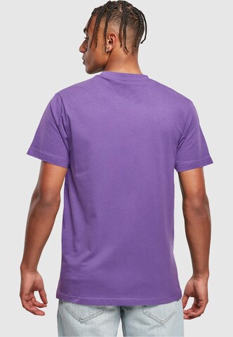Mister Tee Shirt 'Geometric Retro' in Purple