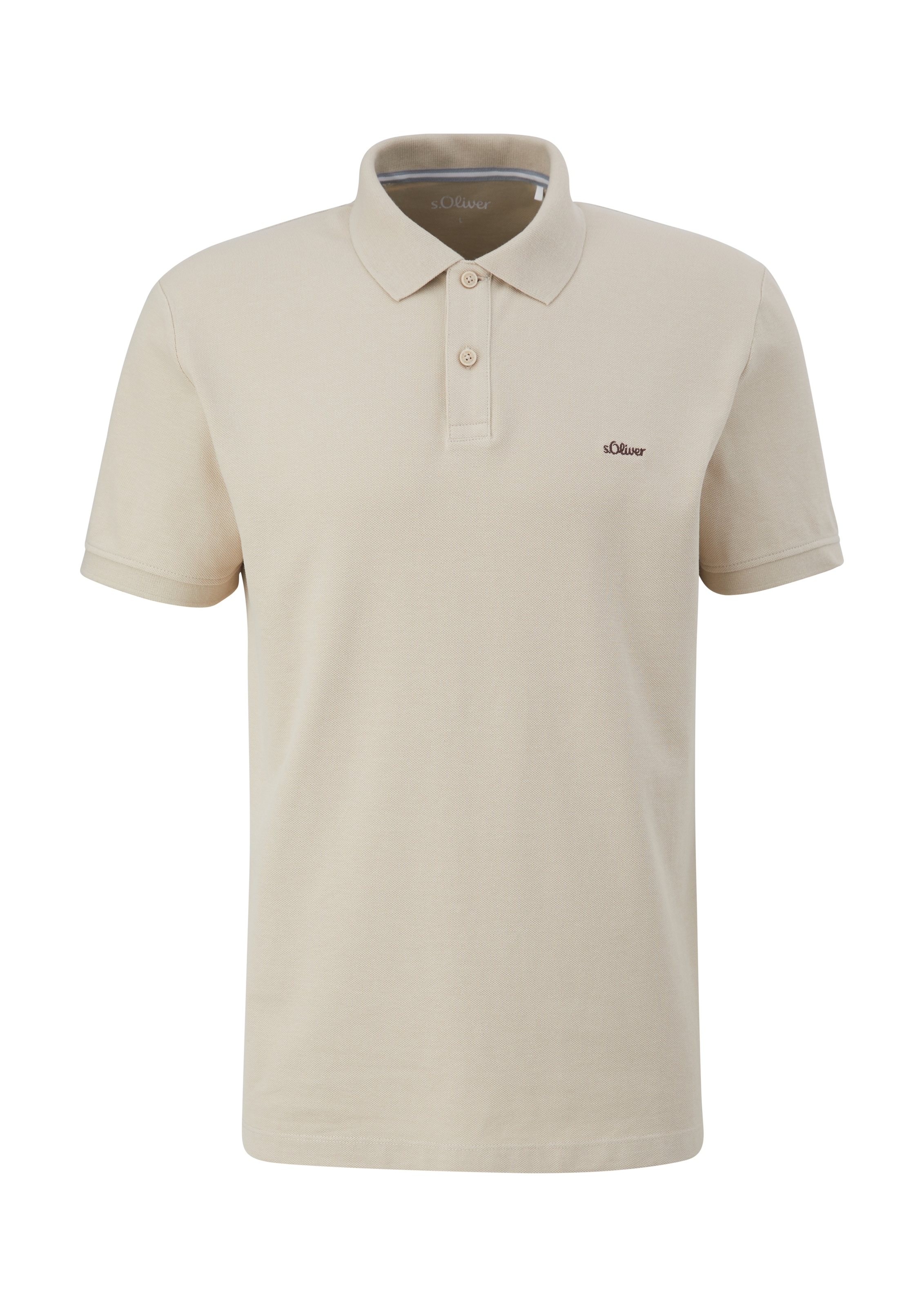 s.Oliver T-Shirt en beige / noir, Vue avec produit